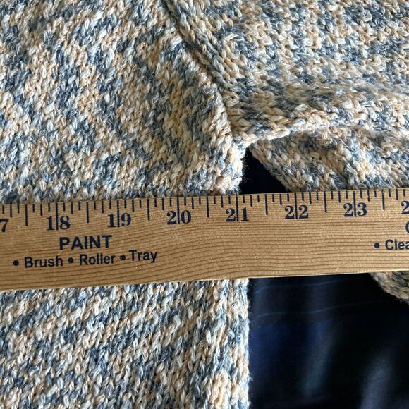 SOFT SURROUNDINGS Tie Front Sweater Womens Large Pastel Cottagecore Cardigan - Picture 8 of 11